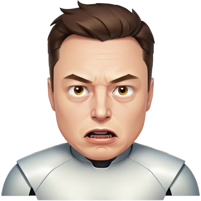 angry Elon musk emoji