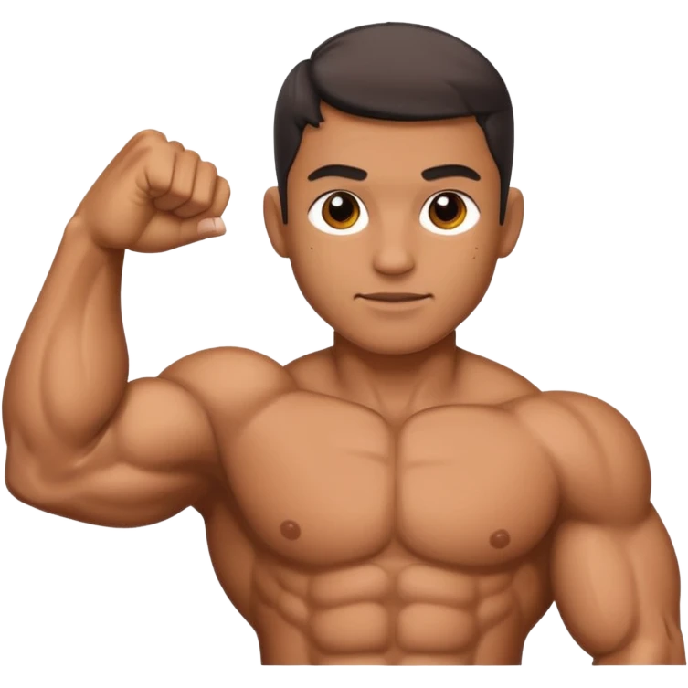 بازوی دو رنگ مثل این💪 emoji