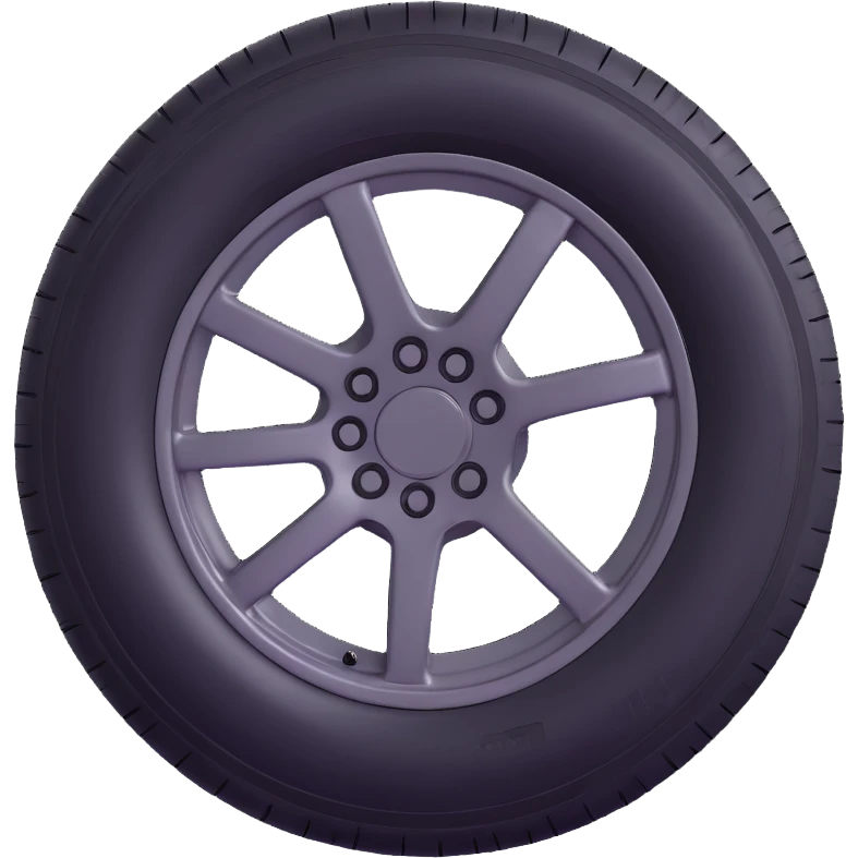 car tire with rim emoji