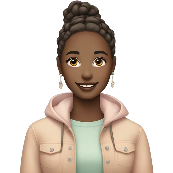 Pretty aesthetic girl emoji