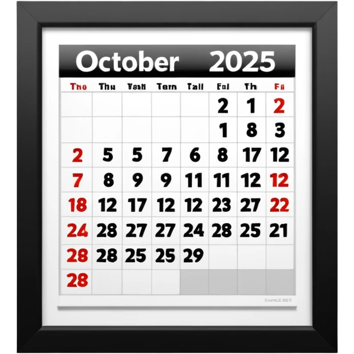 He said: October 2025, don’t you think? emoji