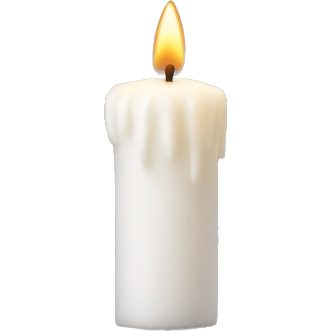 White candle emoji