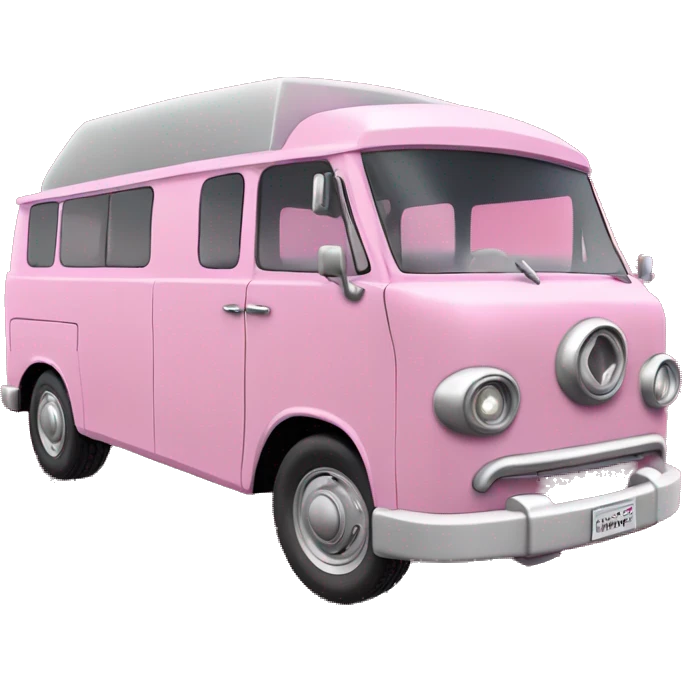 Tall Barbie wide-fender Papercraft long step-van  emoji