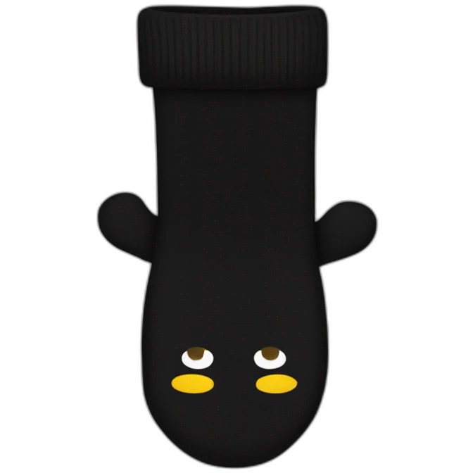 Black socks emoji