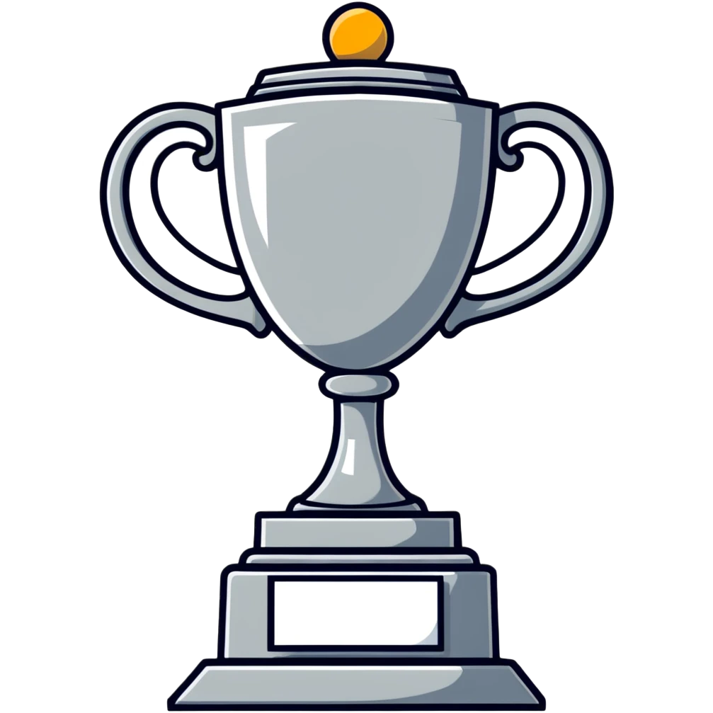 silver trophy emoji