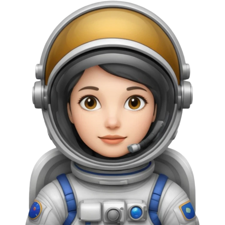 astronot women less details emoji