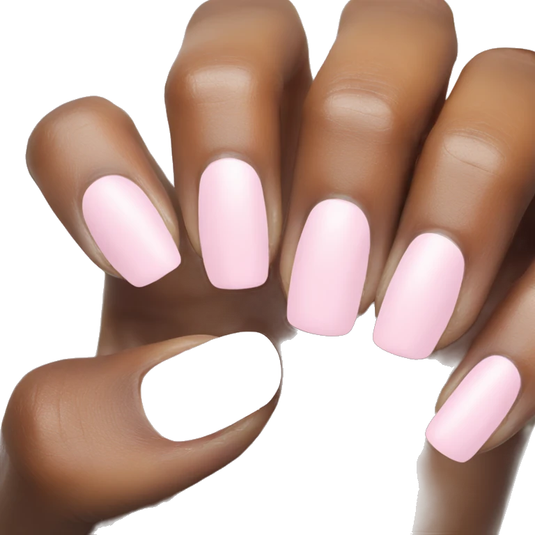 pastel pink manicure emoji