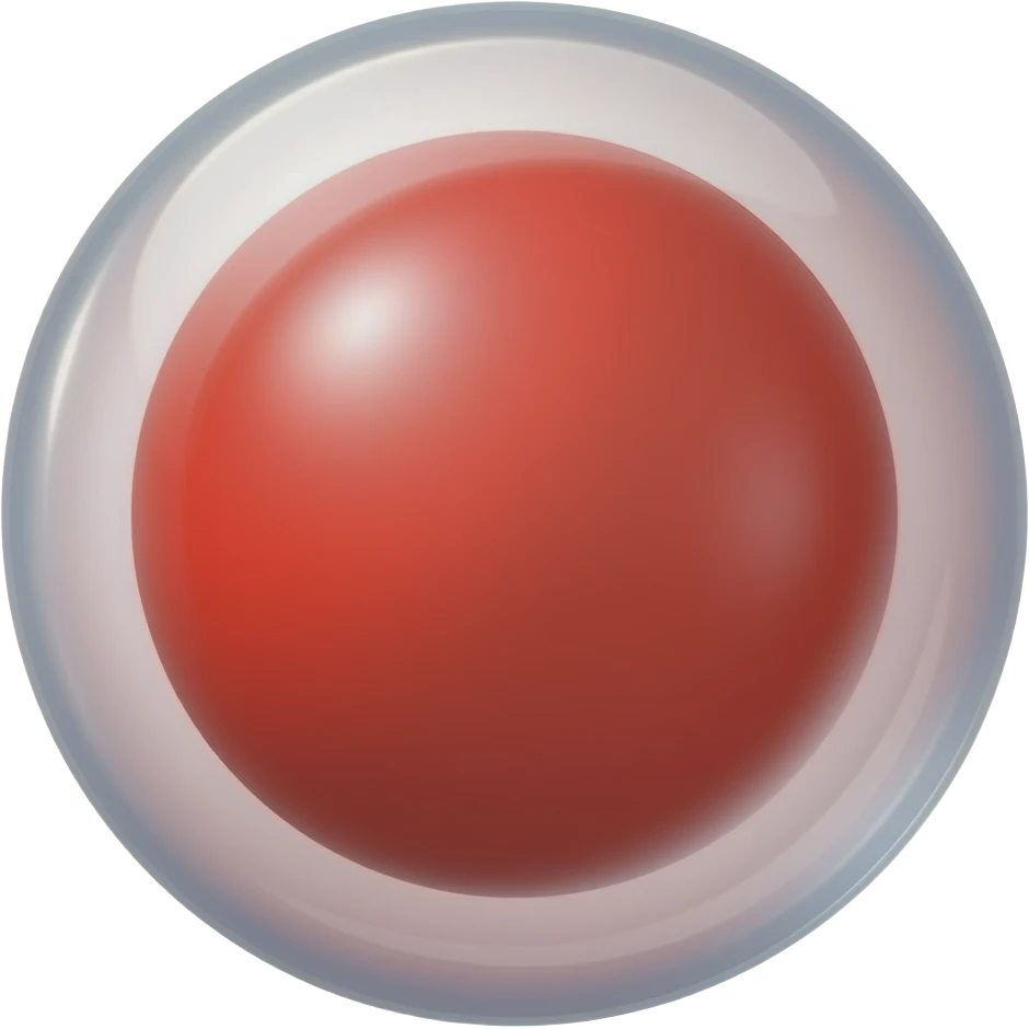 Red human egg cell emoji