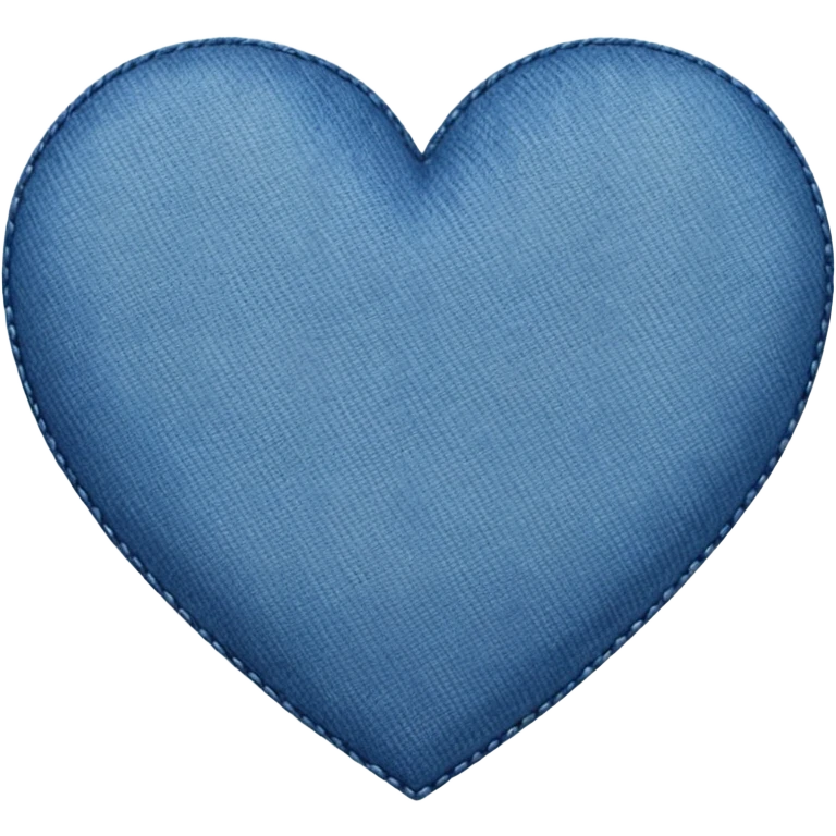 heart with denim pattern emoji
