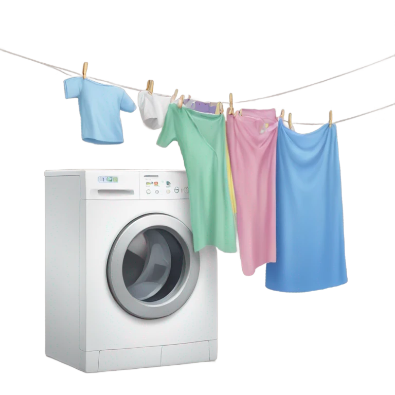 laundry line emoji
