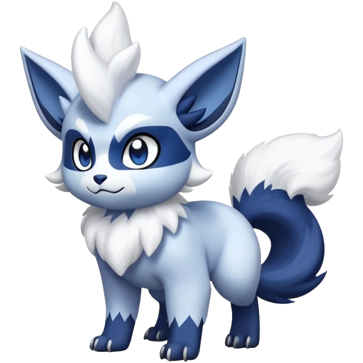 Absol-Meowstic-Fakémon-hybrid-creature (full body)  emoji