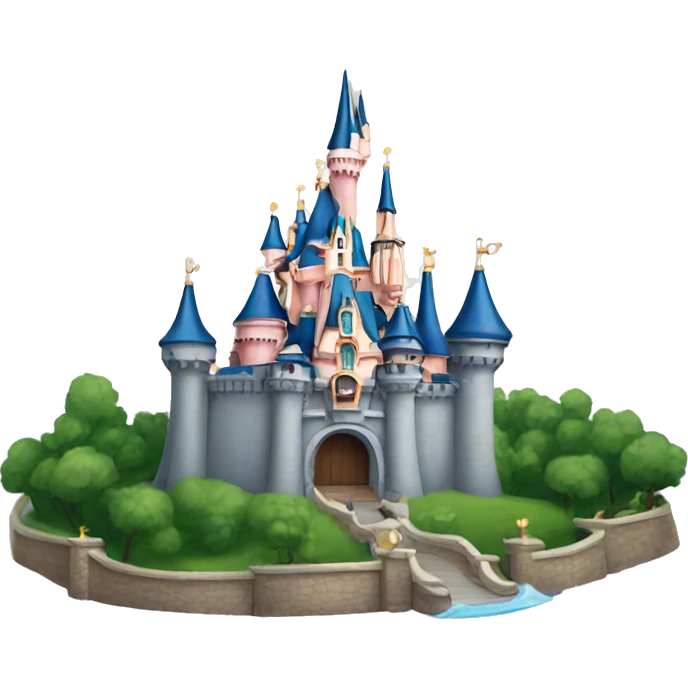 Disneyland Paris castle emoji