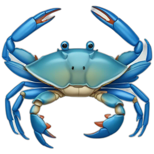 blue crab emoji