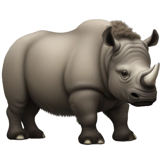 Very-woolly-rhino-no-horns emoji