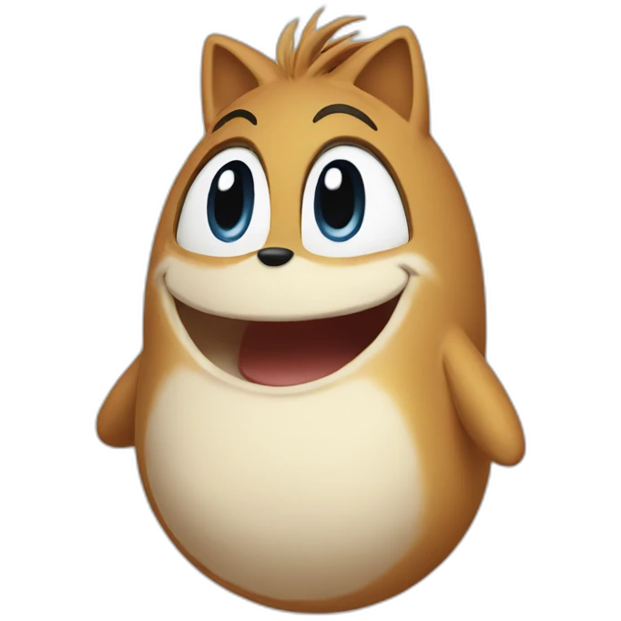 Pregnant Sonic emoji