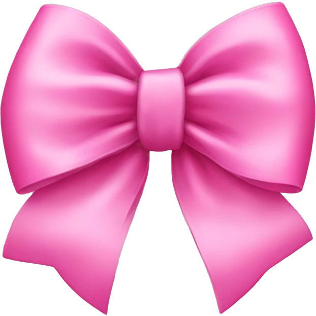pink bow emoji