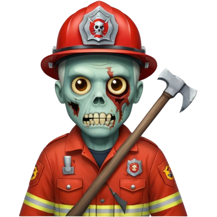 zombie firefighter emoji