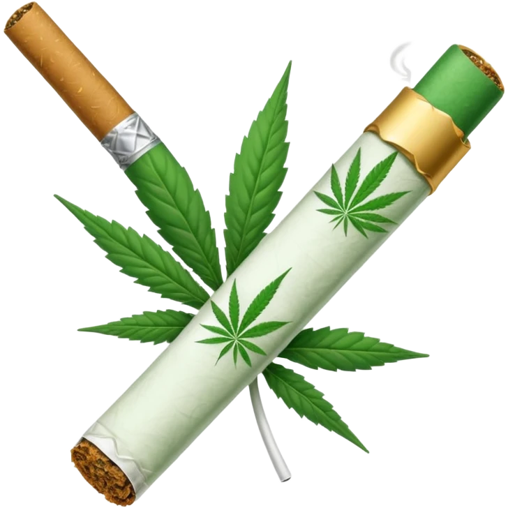 a joint, green cigarrete, like the wpp one emoji