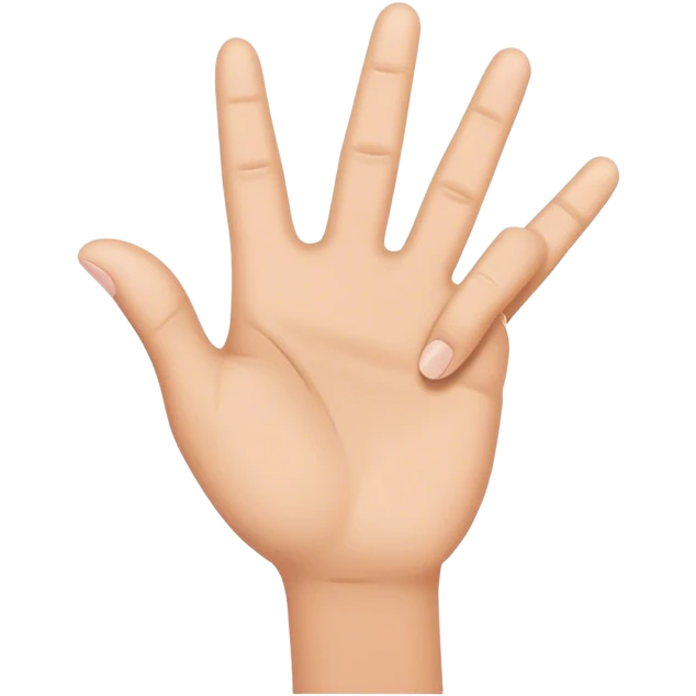 A 'pick me' hand gesture emoji