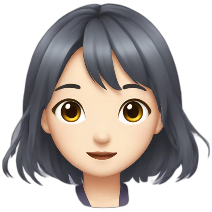 kawaii anime girl emoji