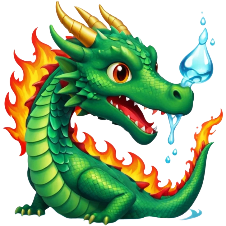 dragon drinking emoji