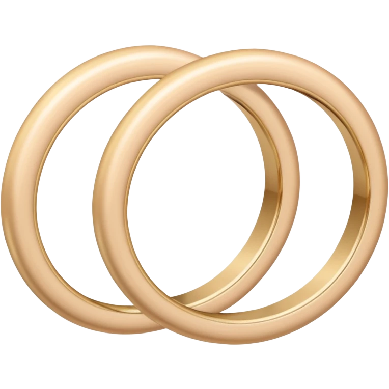 A very aesthetic rings with pastel beige  tones emoji