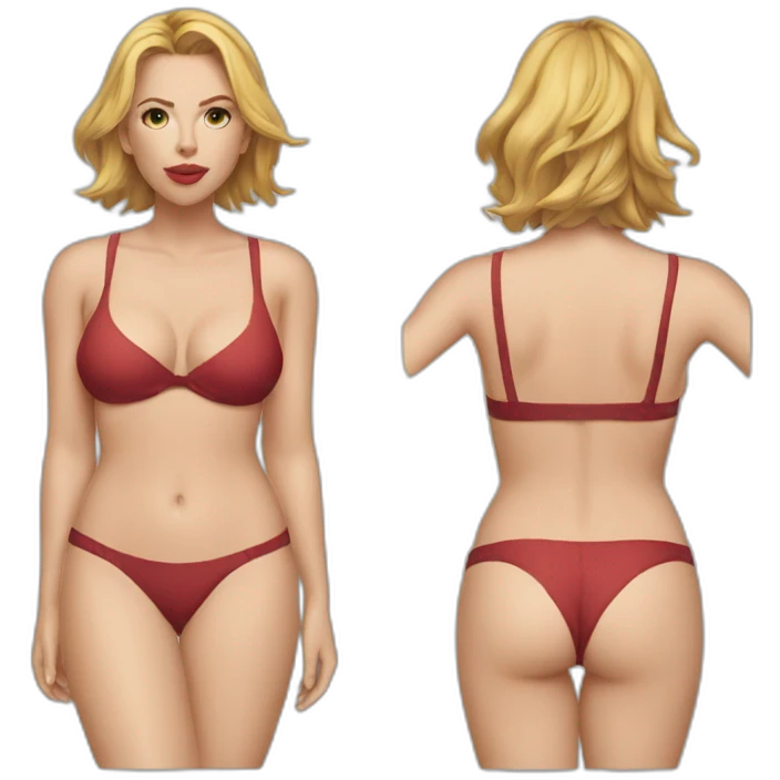 scarlett johansson bikini emoji
