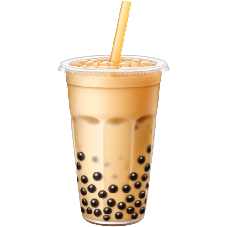 bubble tea with tapioca pearls emoji
