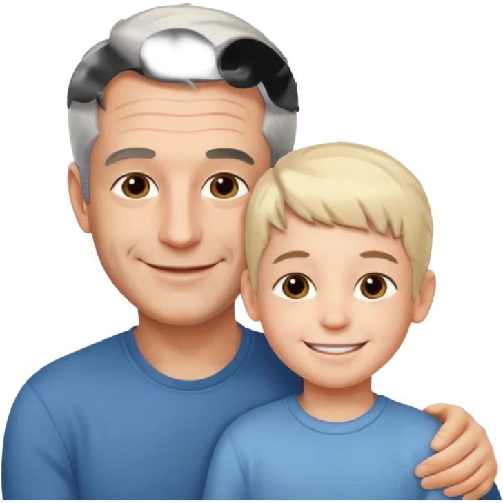 Epstein and a child emoji
