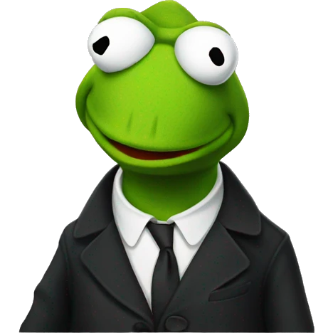 kermit suspicious emoji