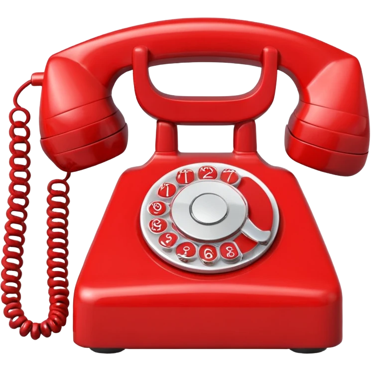 red phone  emoji