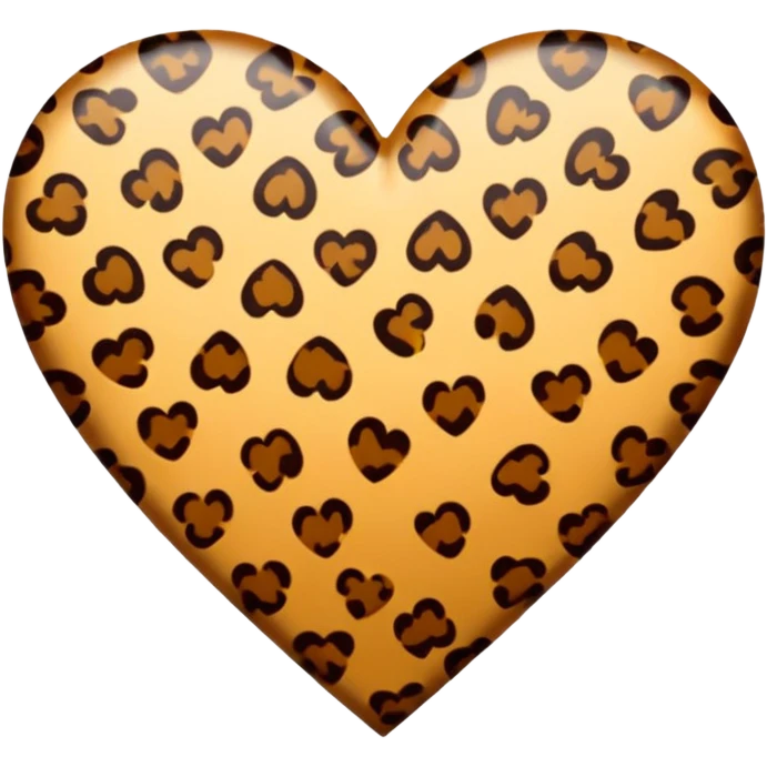 Cuore leopardato  emoji