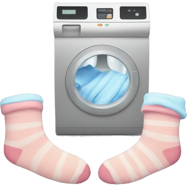 Washing socks emoji
