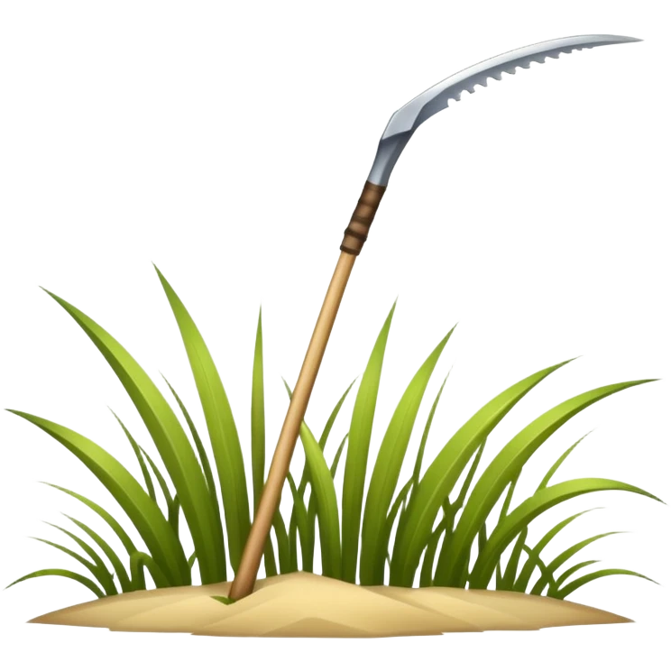 A blade of grass beige  emoji