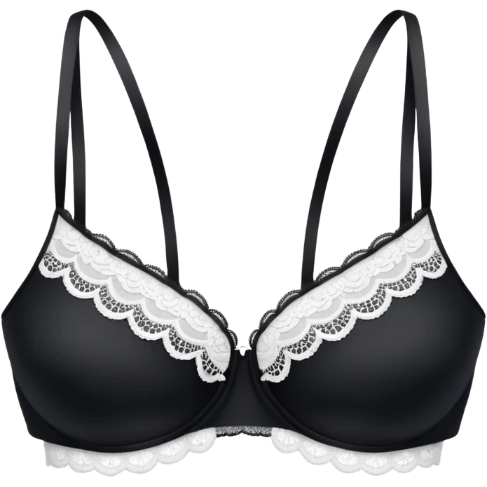 WHite cotton brassiare emoji