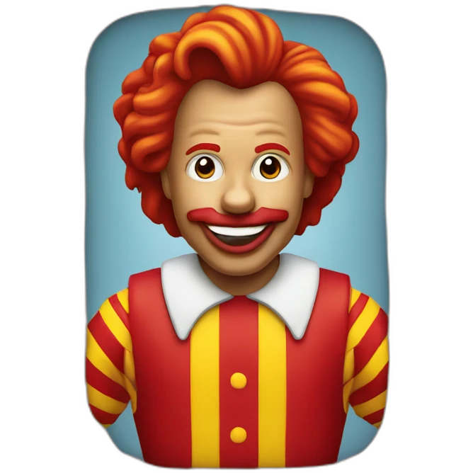 Ronald McDonald’s emoji