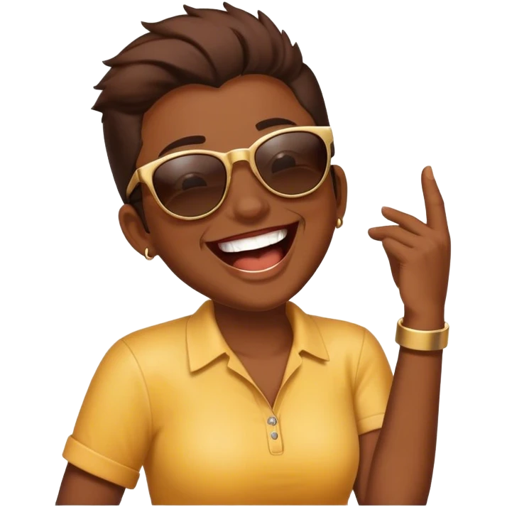 Laughing with sunglasses   emoji
