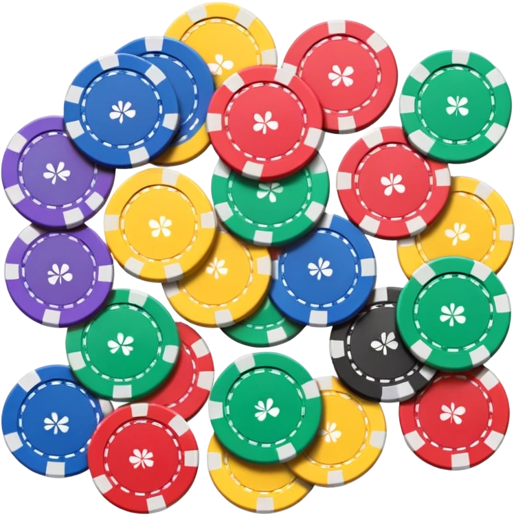 Poker chips emoji