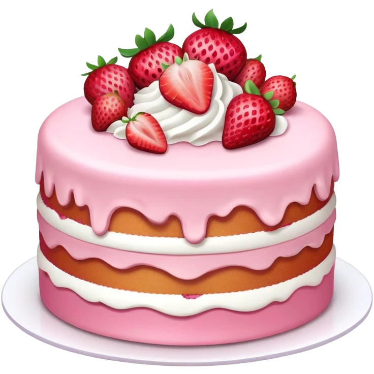 Strawberry Cake emoji