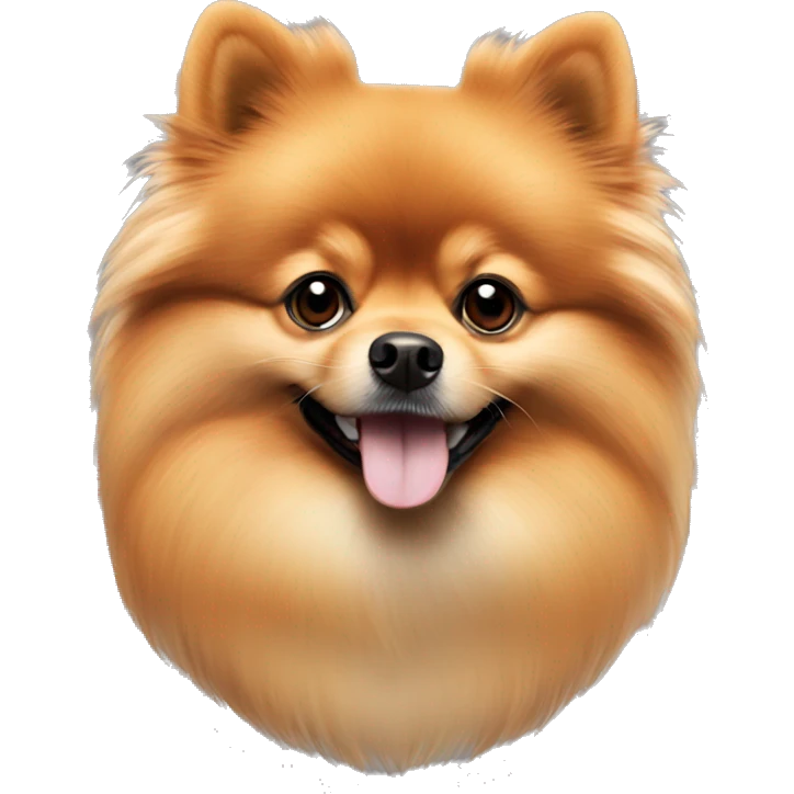 UK Pomeranian spitz color orange  emoji