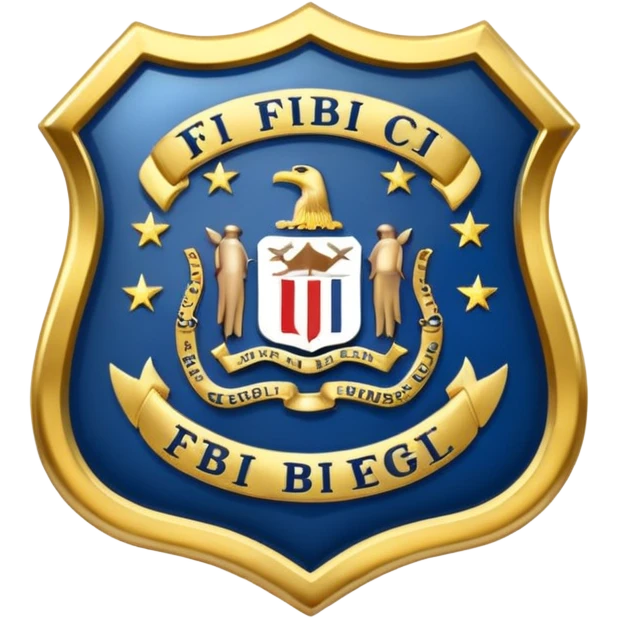 The FBI badge. real one emoji