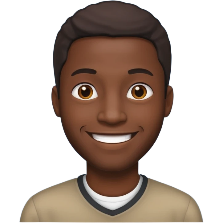 Black man emoji