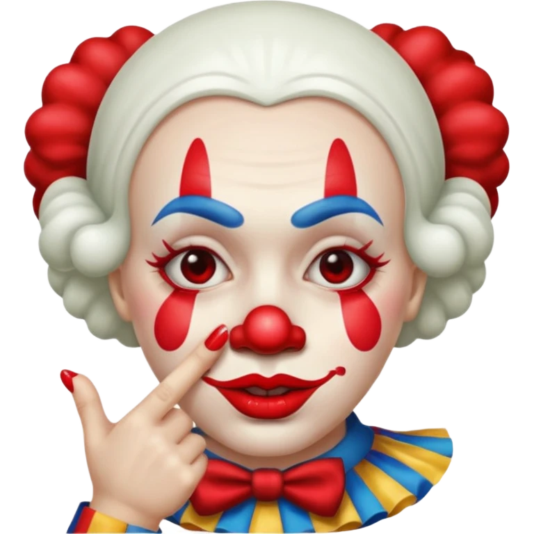 🤡🤫 emoji