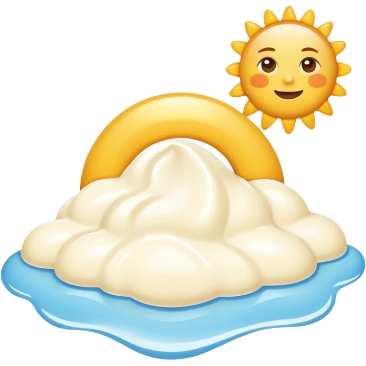 Suncream emoji