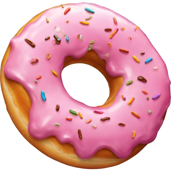 donut flying emoji