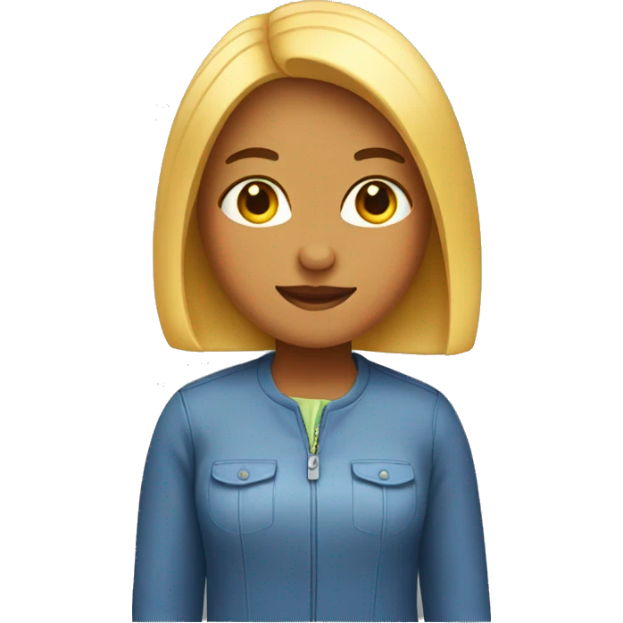 Girl with a bob  emoji