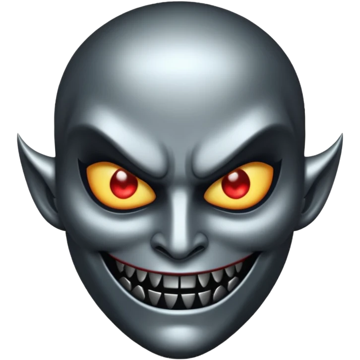 glitter evil face shadow emoji