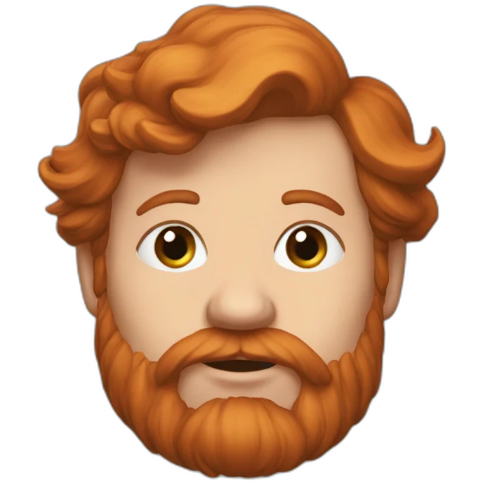 rousse gros nez emoji