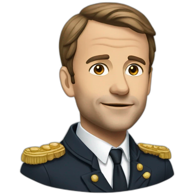 Macron chien emoji