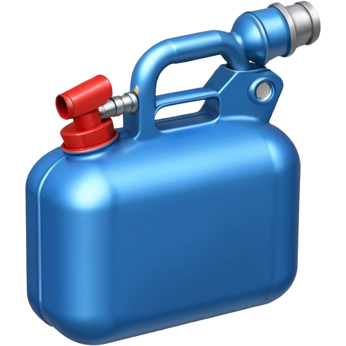 small blue gas can, no text or label, for nitrous oxide emoji